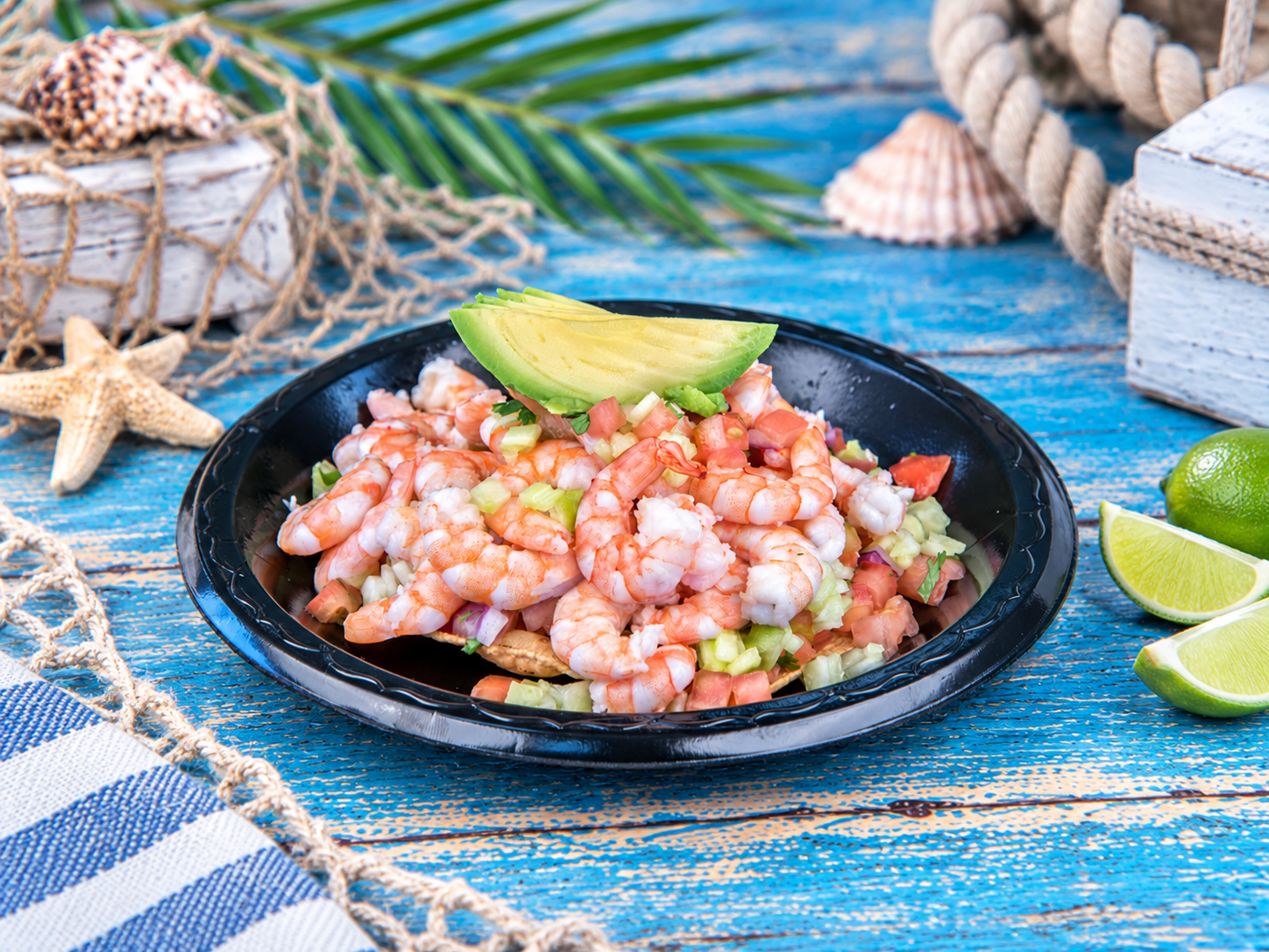 Tostada de Camarón Entero