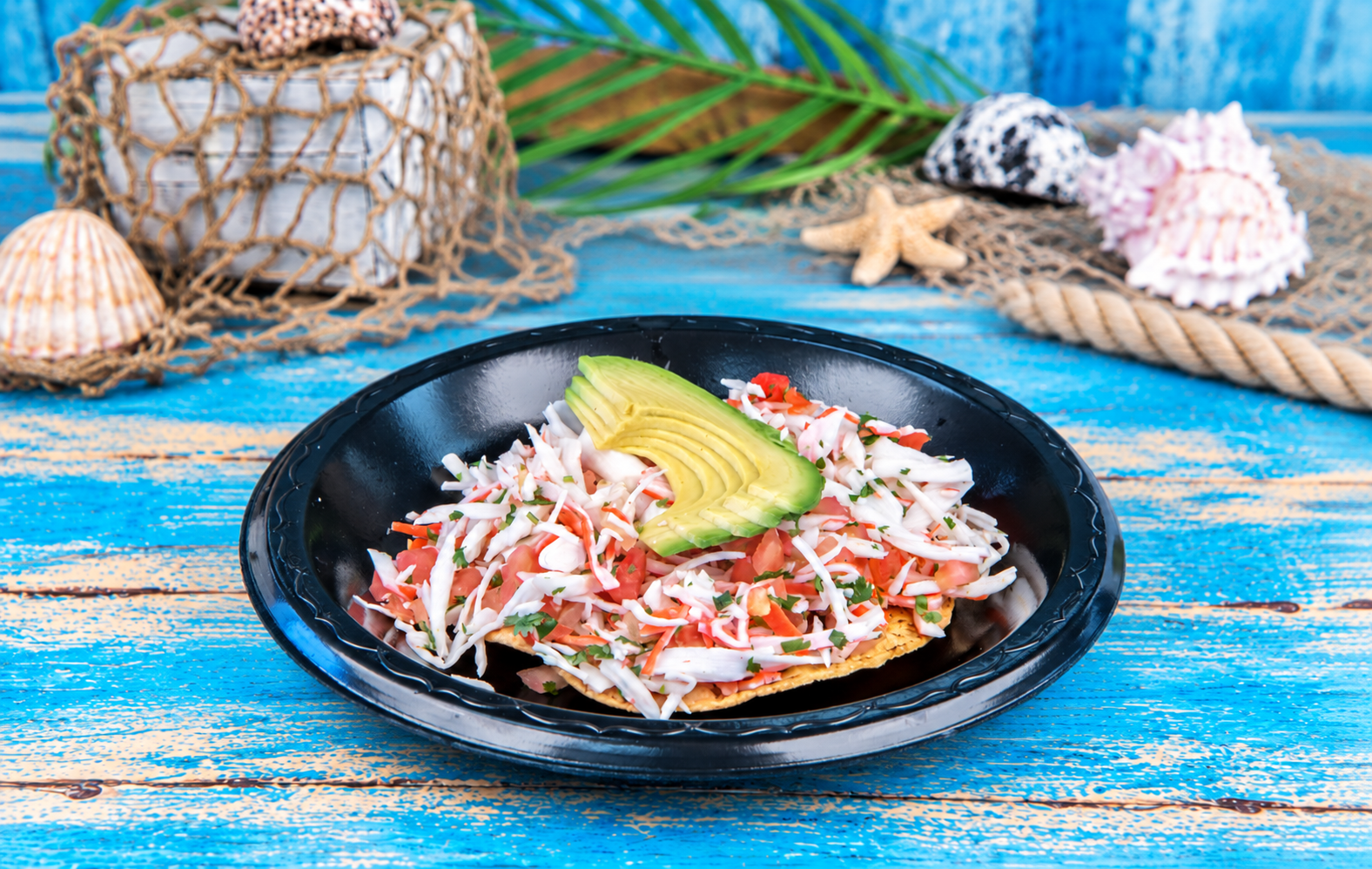 Tostada de Ceviche de Jaiba